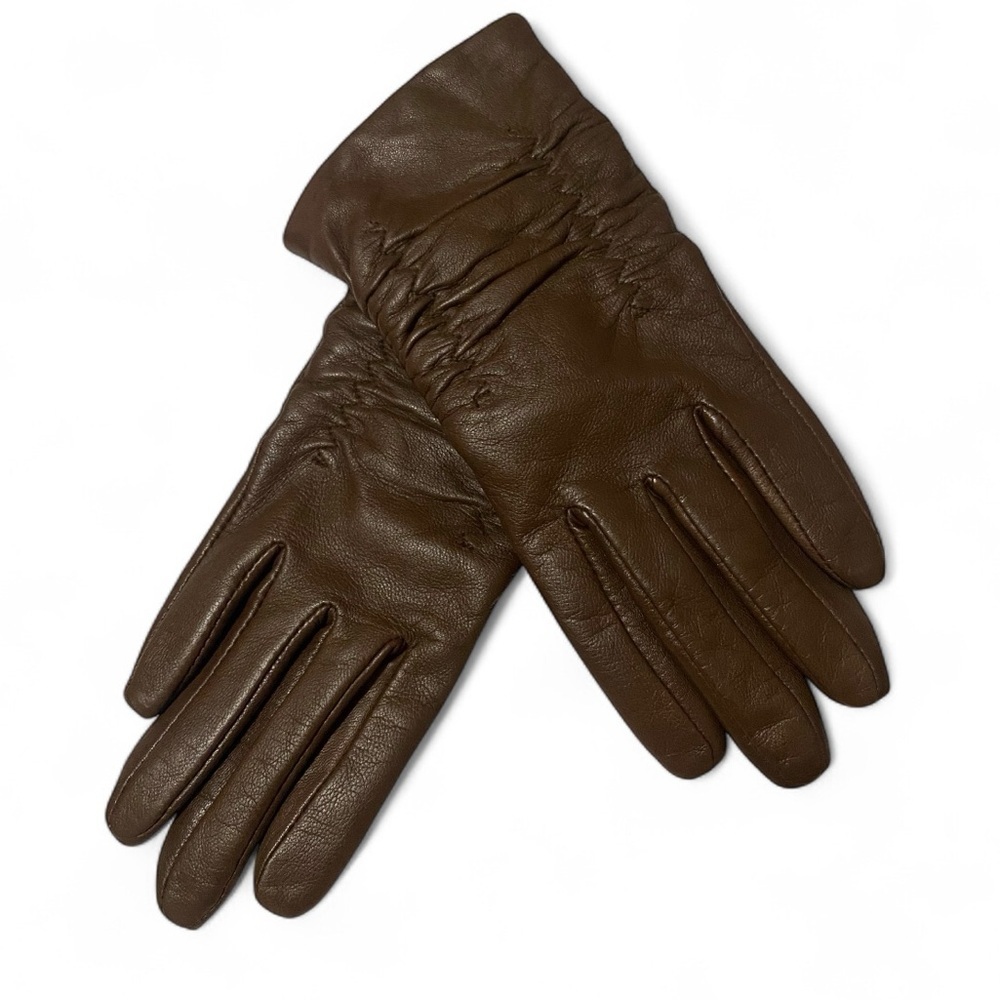 Preston & York Genuine Leather Gloves Brown Women’s Size Small NEW W/O TAGS